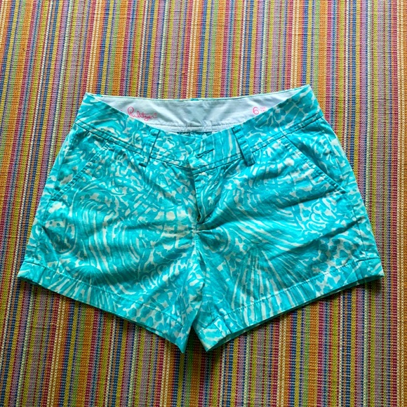 Lilly Pulitzer Womens The Callahan Short Sz 2 Pockets